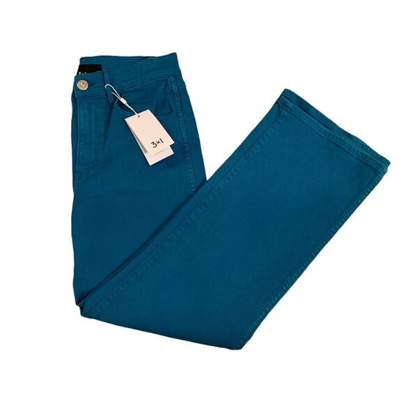 3x1 Denim - 3X1 NYC Jeans Sz 26 NWT Wide Leg High Rise Classic Skater y2k Womens Blue